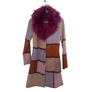 Delias Sample Patchwork Coat Size S
